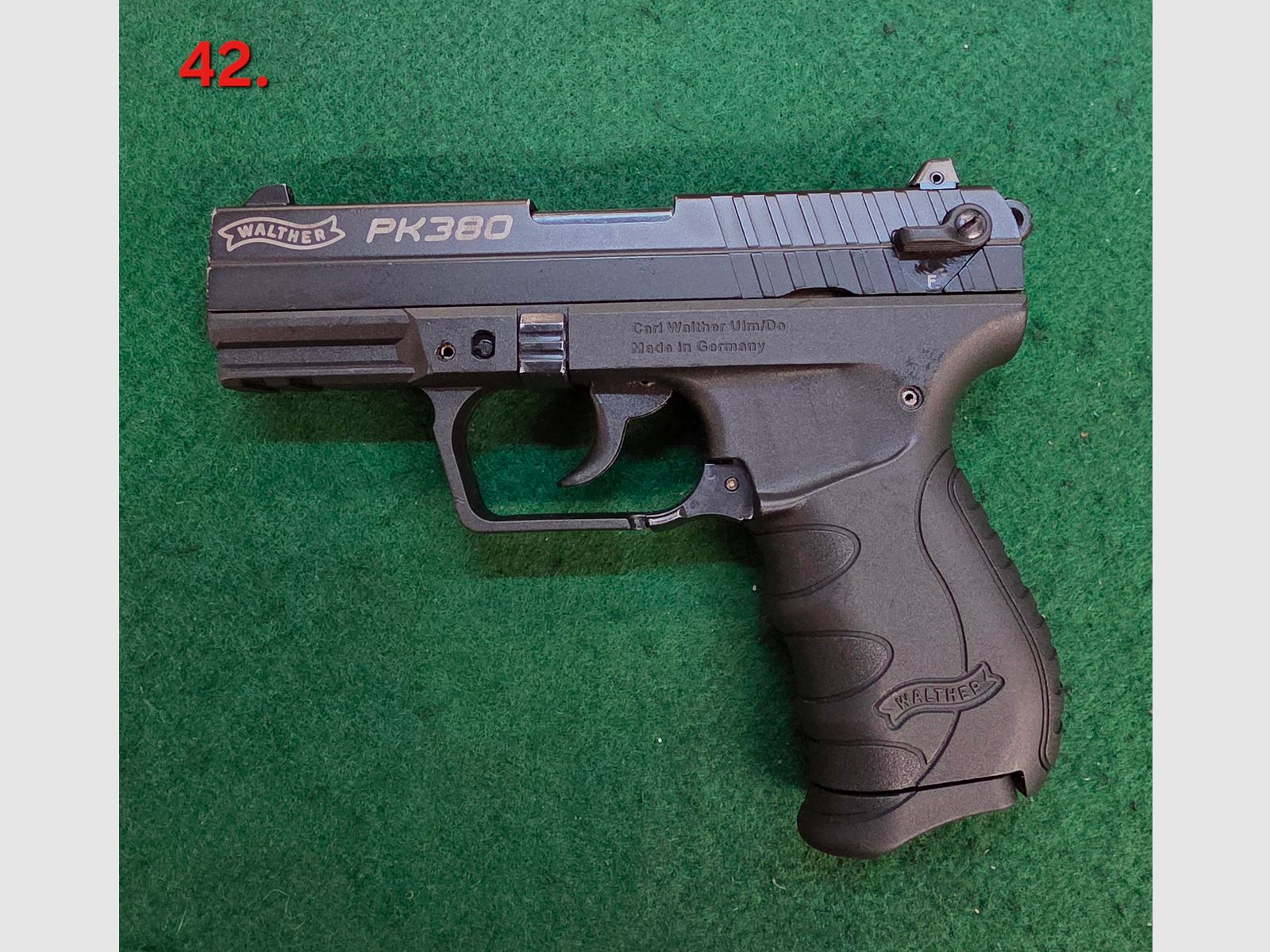 Walther PK380 Kaliber 9mm PAK brüniert PTB 921 Schreckschuss SRS