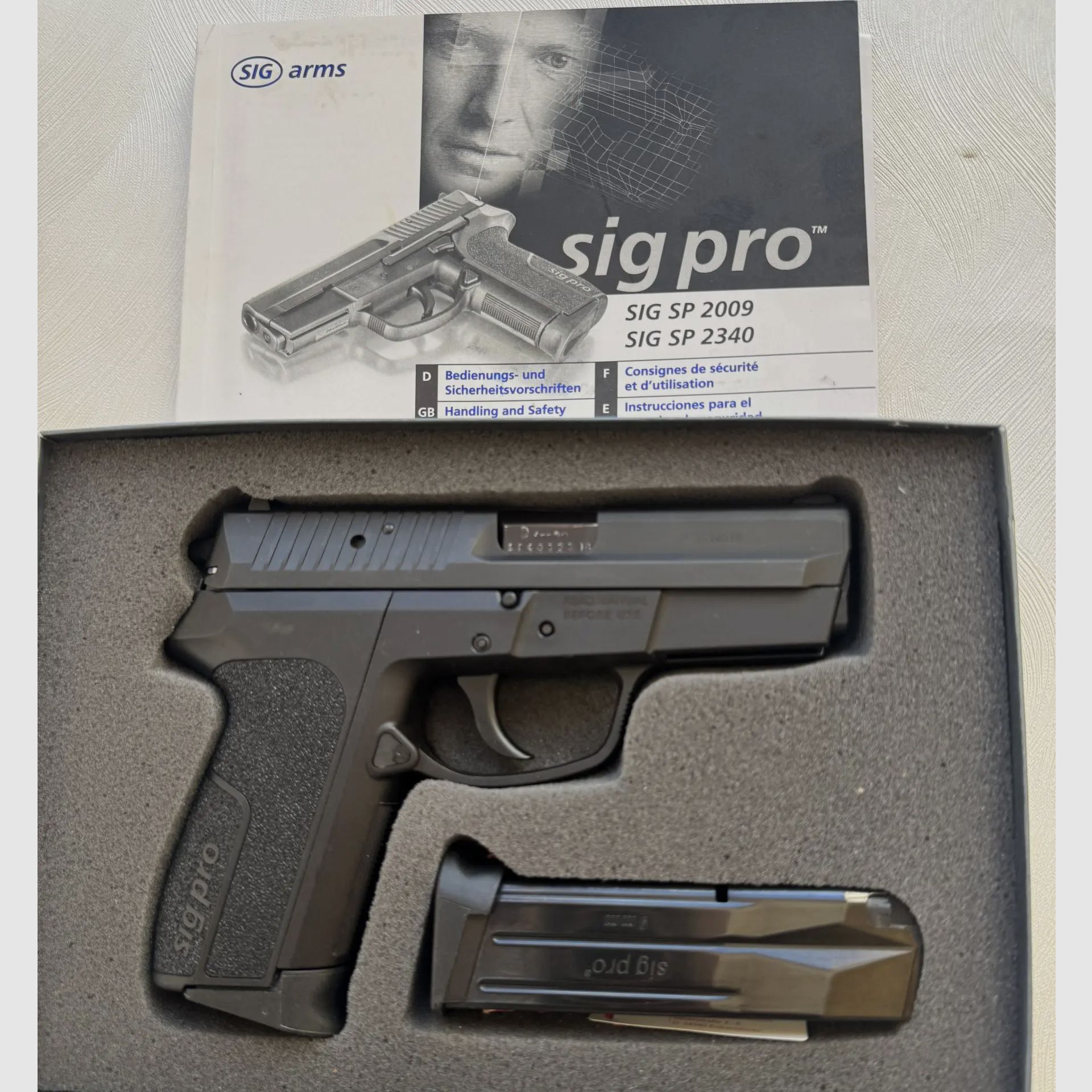 SIG SP 2009, Kaliber 9 mm Luger