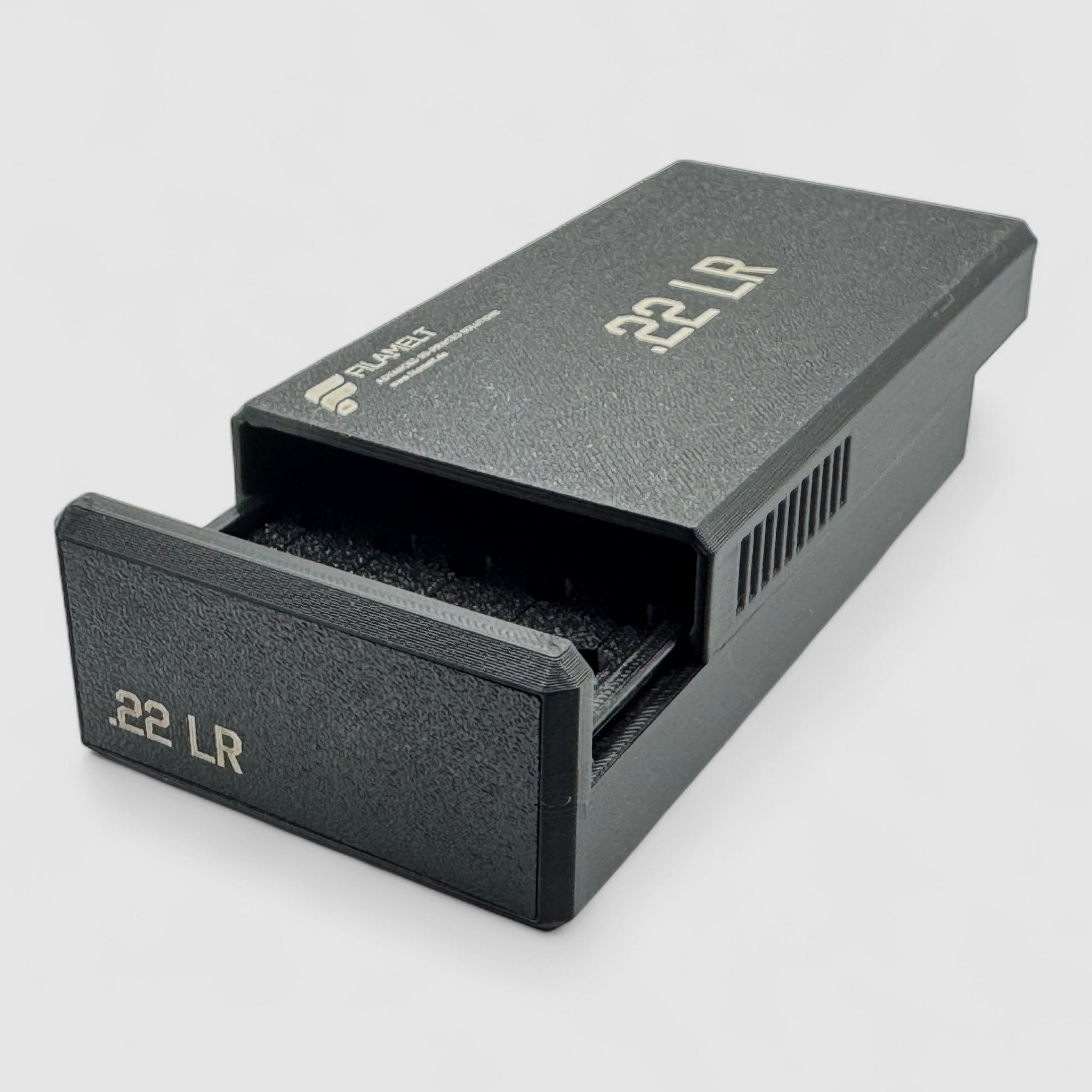 Filamelt Munitionsbox / Ammo .22 LR – Patronenbox für 50 Schuss, Made in Germany