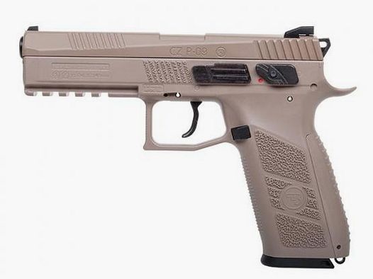 CZ 75 P-09 Duty Metalslide BlowBack TAN Air Pistol