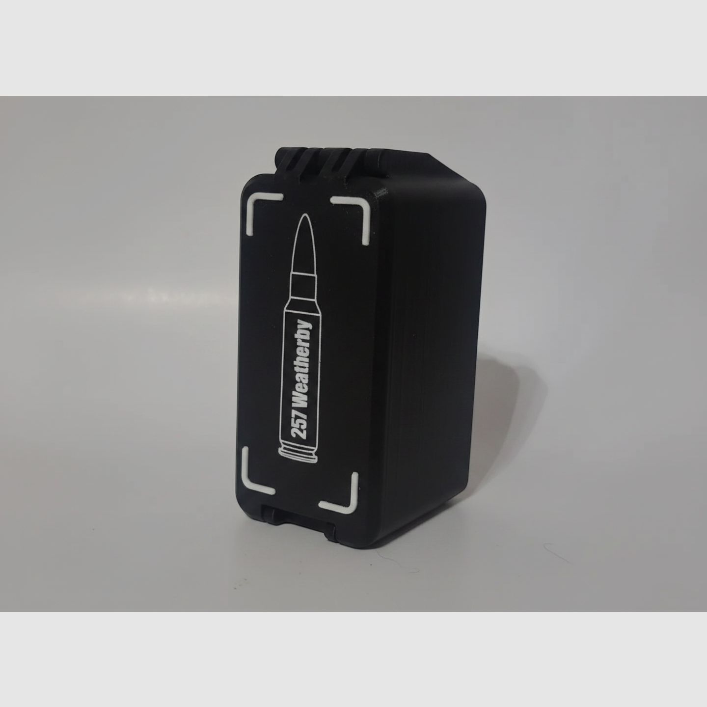 Filamelt Munitionsbox / 257 Weatherby Magnum / 'Klapp- / Rastdeckel' / Patronenbox, Ammo Box