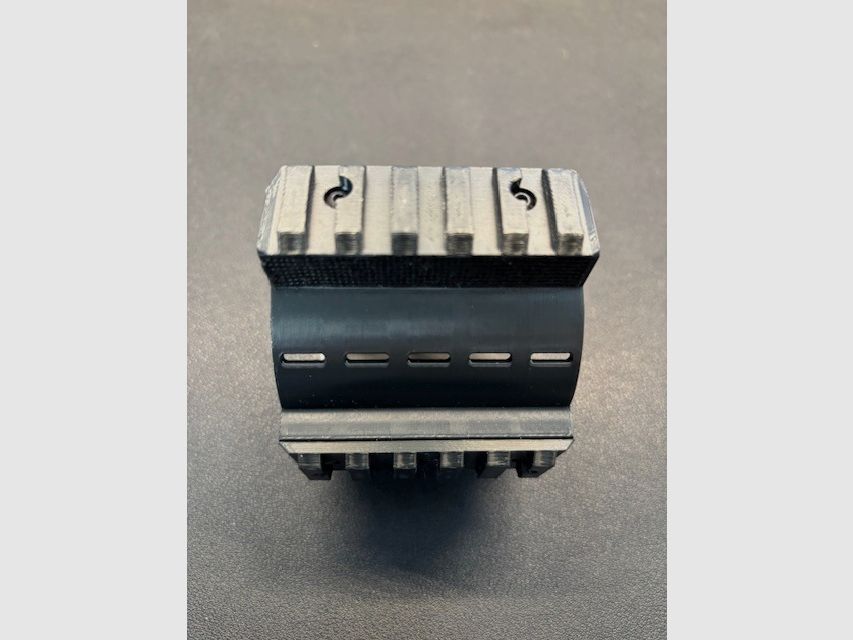 HP Max Mk1 / Mk2 | Bottle Clamp mit 3x Picatinny-Schienen - 6,5cm