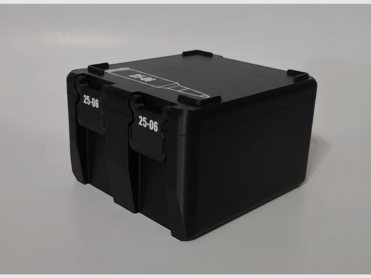 Filamelt Munitionsbox / 25-06 Remington / 'Klapp- / Rastdeckel' / Patronenbox, Ammo Box