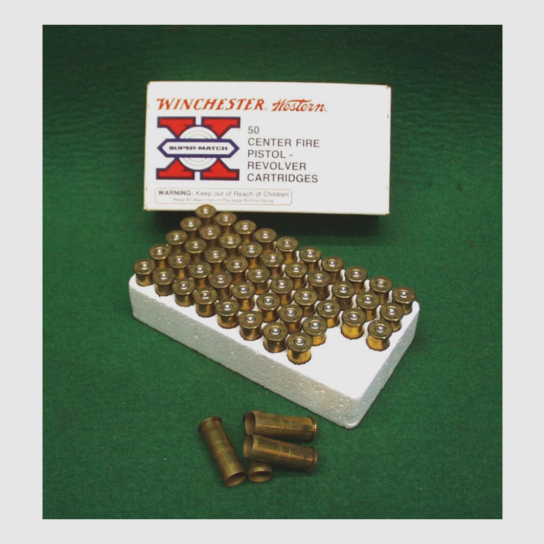 Winchester Hülsen Kal.38Special, gebraucht