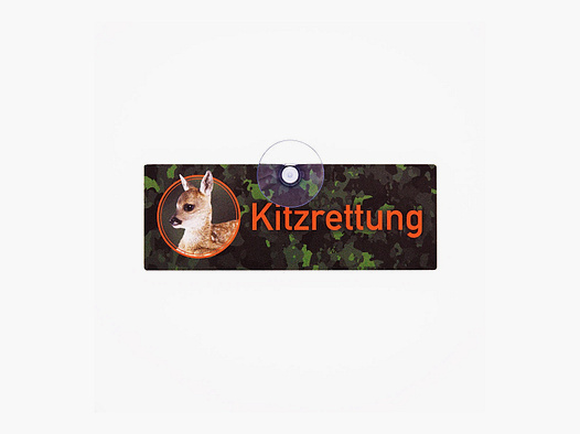 WILDE HILDE escudo de caza con ventosa "KITZRETTUNG" III
