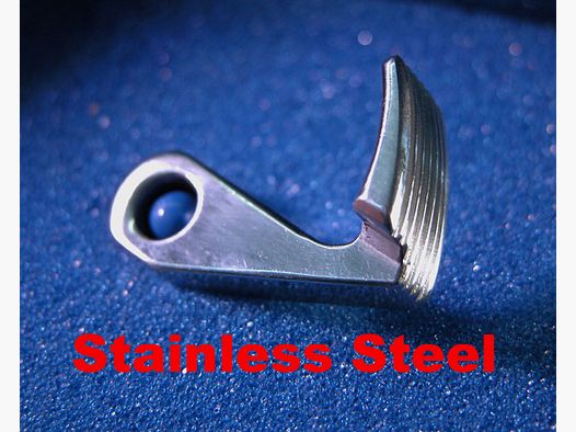 Extendet Cylinder Release-Longslide für S&W Revolver STAINLESS /BRÜNIERT ODER SATINIERT Stailess poliert
