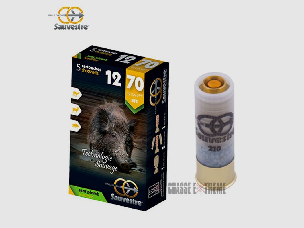 5 SAUVESTRE BFS Lead-Free Cartridges Cal 12/70