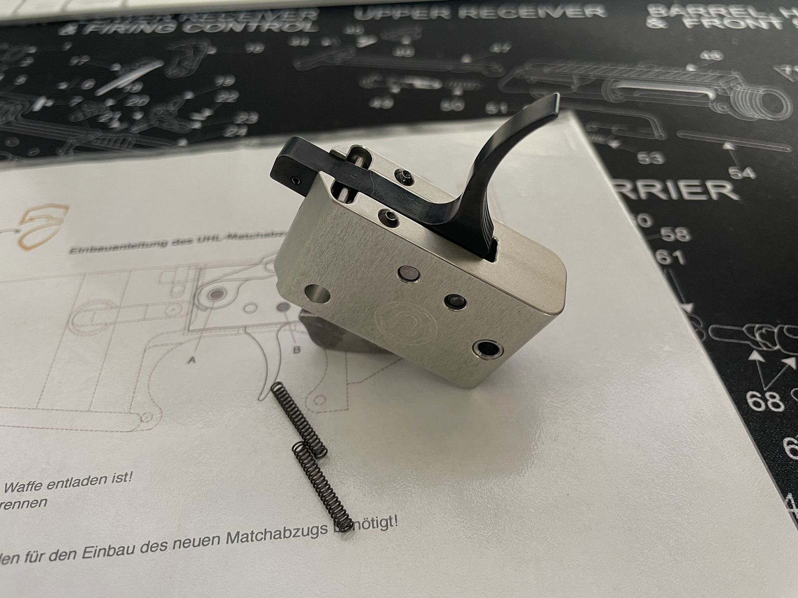 UHL afzuiging Matchafzuiging voor AR15 / AR-15