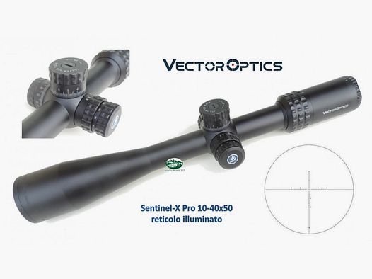VECTOR OPTICS Sentinel-X Pro 10-40x50 beleuchtetes Absehen SCOL-58