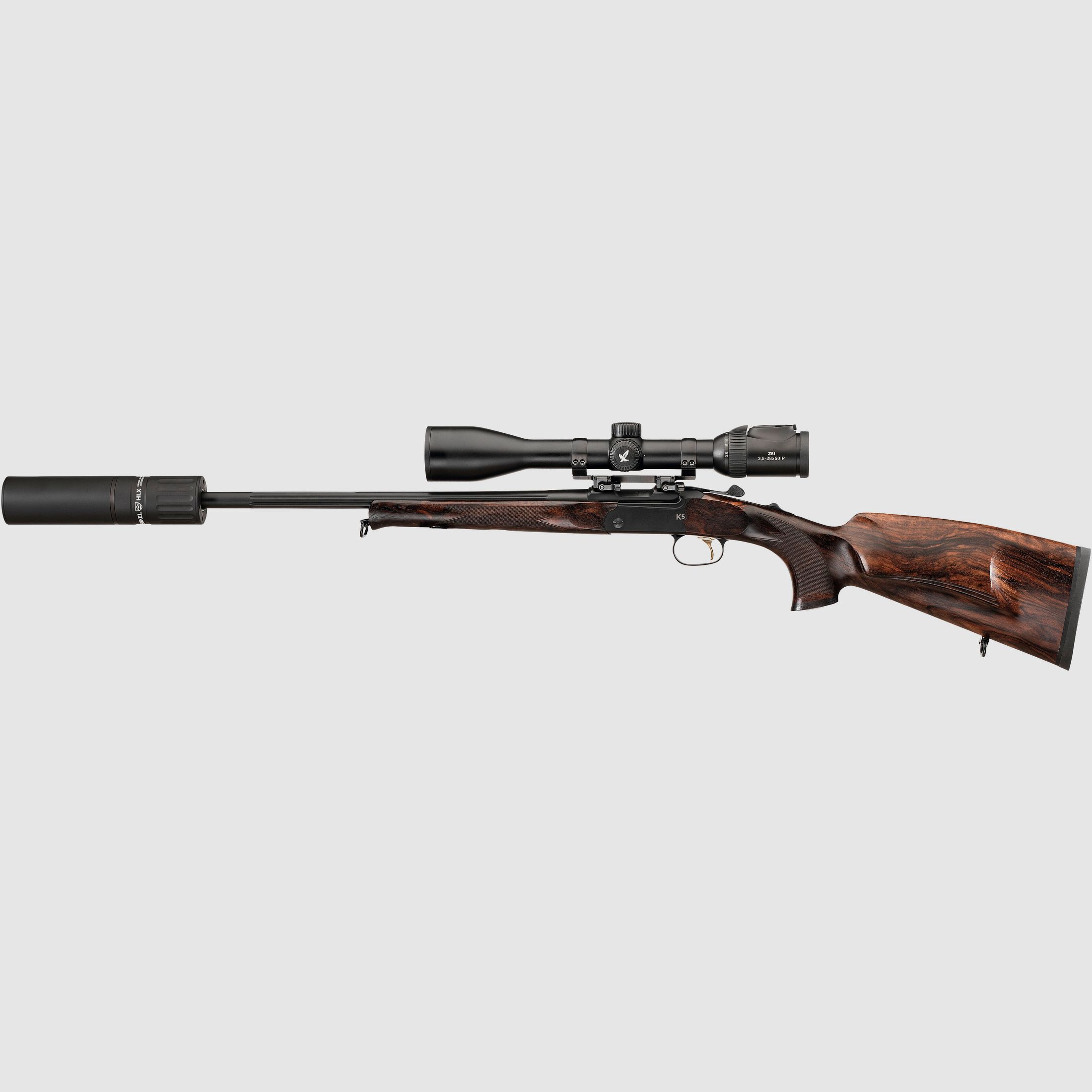Merkel K5 Extreme Schweinsrücken, bayerische Backe & Doppelfalz, Kal. 7x57 R