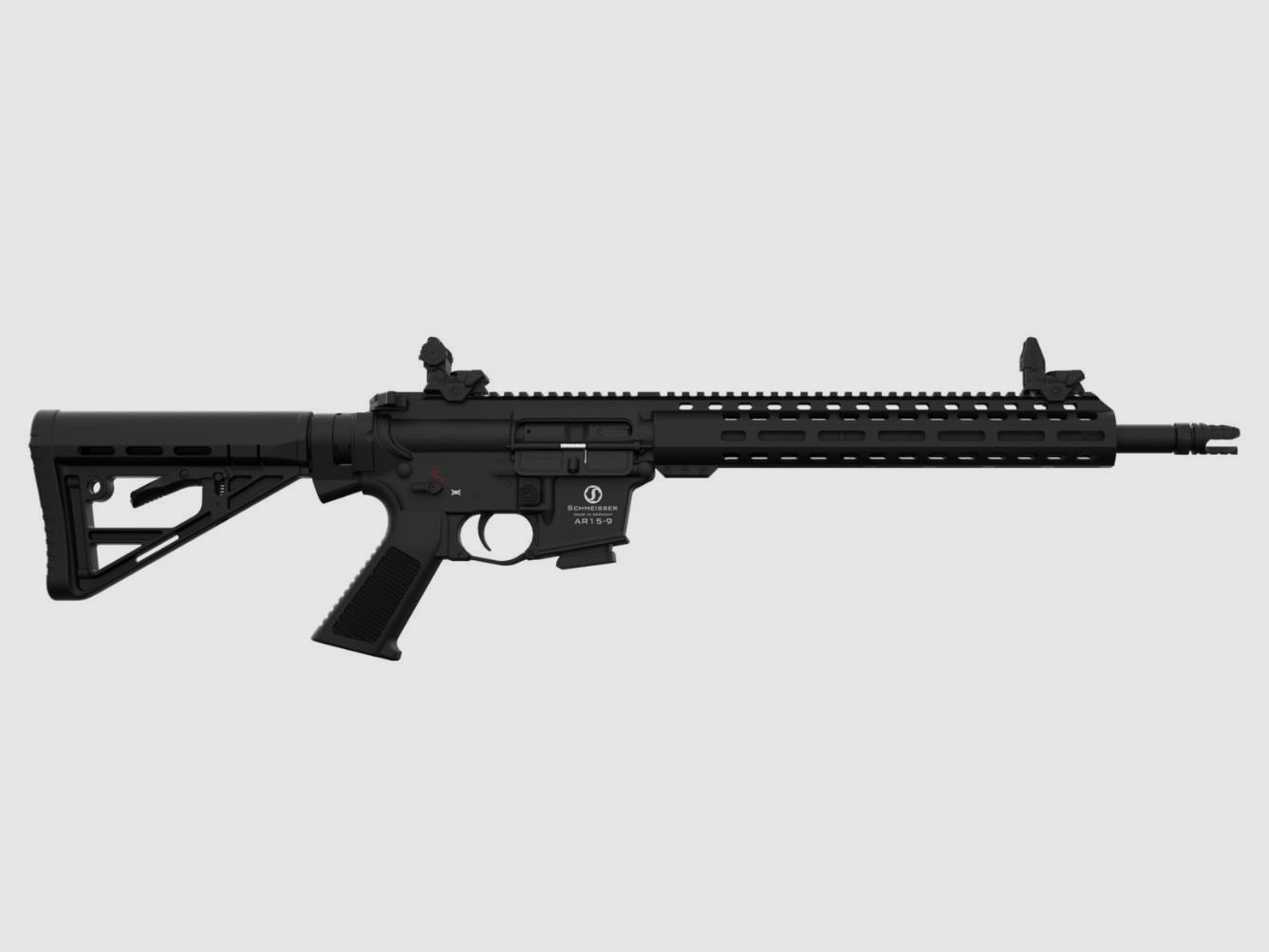 Schmeisser AR15 geweer kal. 9mm M4FL 12,5″, afbeelding 2 van 3