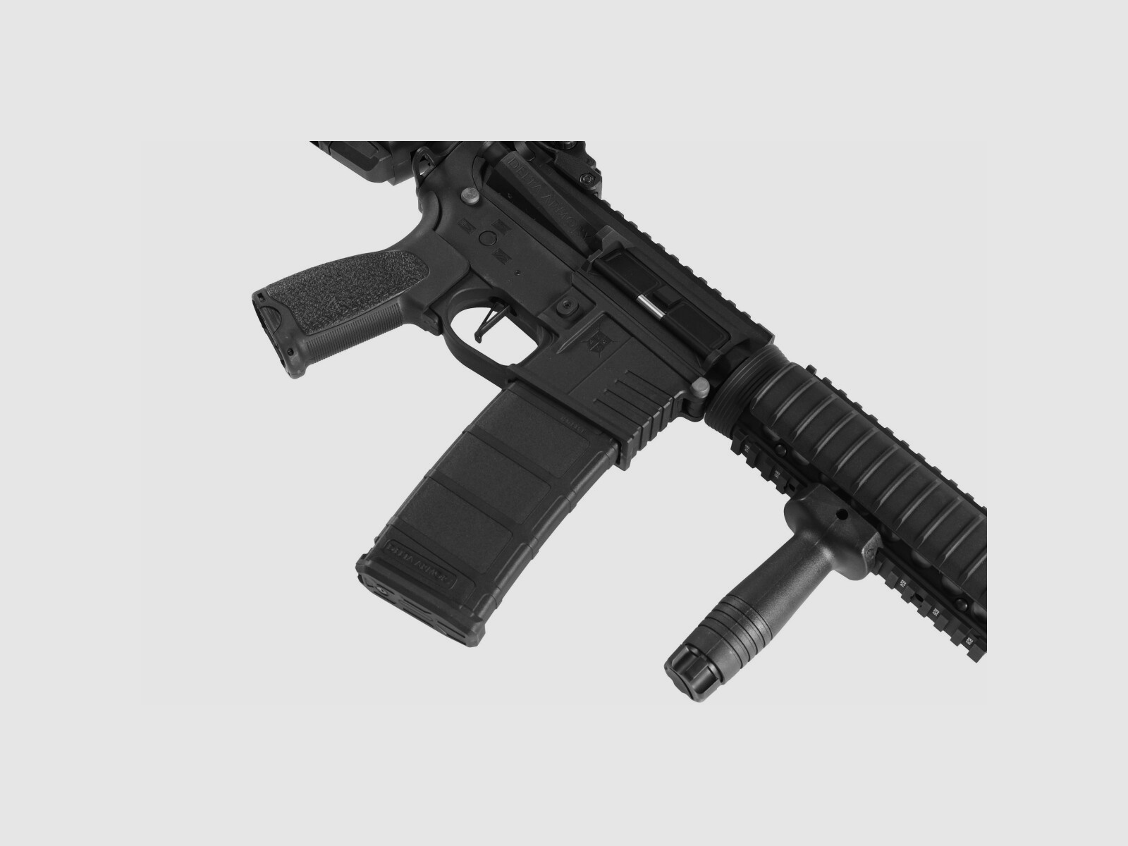 AR15 RIS BRAVO Delta Armory Black S-AEG Airsoft Rifle Free from 18 Years