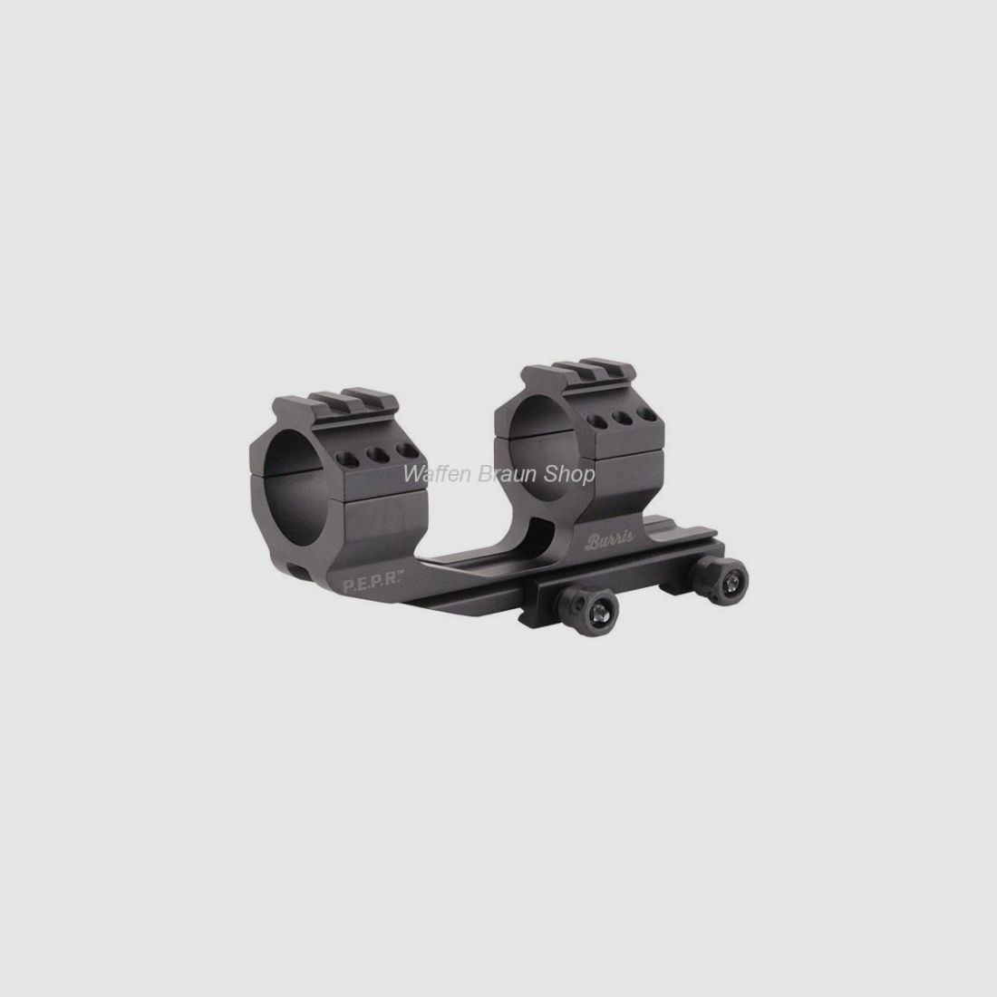 Burrismontage AR_PEPR QD 34mm gekröpft mit Rändelschraube