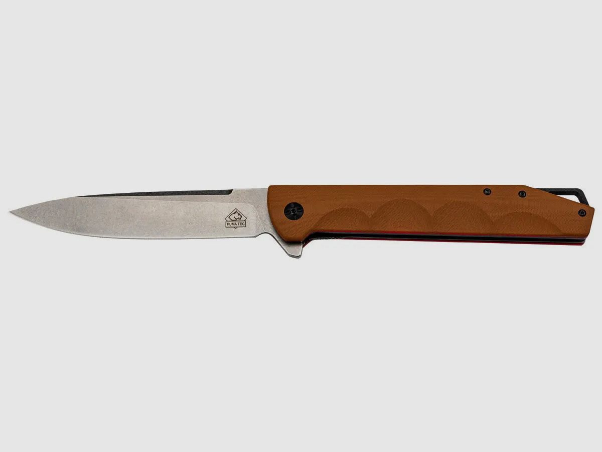PUMA TEC Big Size Einhandmesser, G10 mit Clip