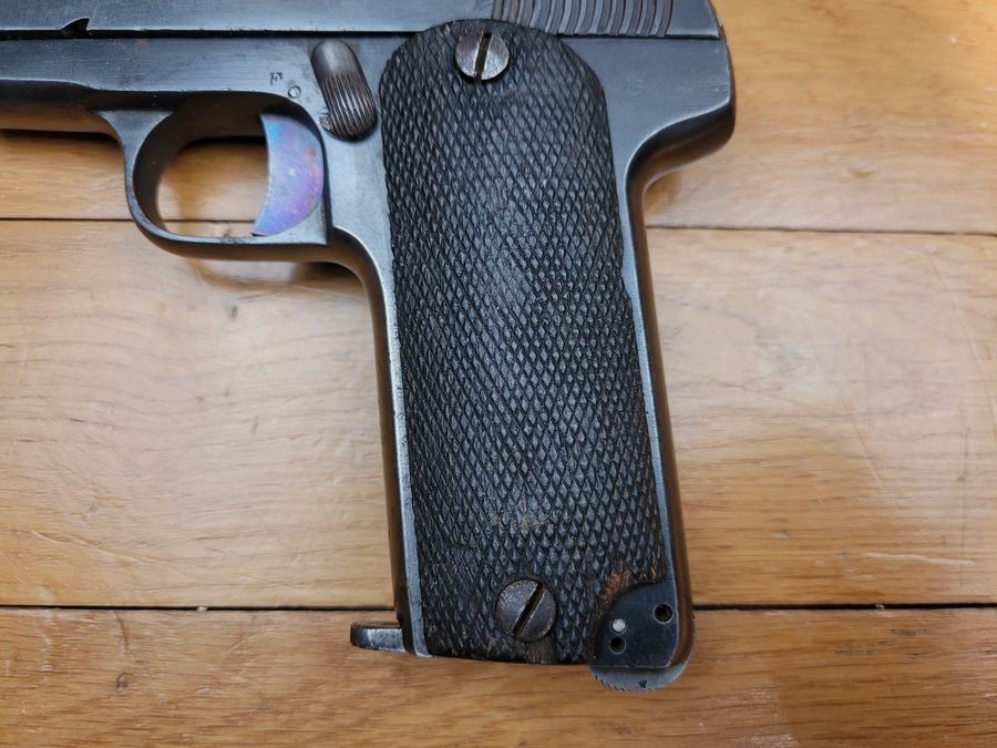 Sehr guter und legendärer Pistol « Ruby » – Herstellung « Vesta » aus dem Ersten Weltkrieg – Kaliber 7,65 Browning – Pistol der Grabenreiniger von 14/18 – BE / TBE, Bild 2 von 14