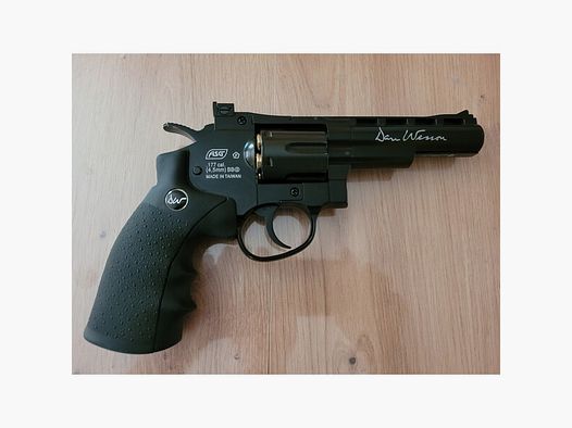 ASG LP Dan Wesson Revolver 4 Zoll 4,5mm CO2 schwarz