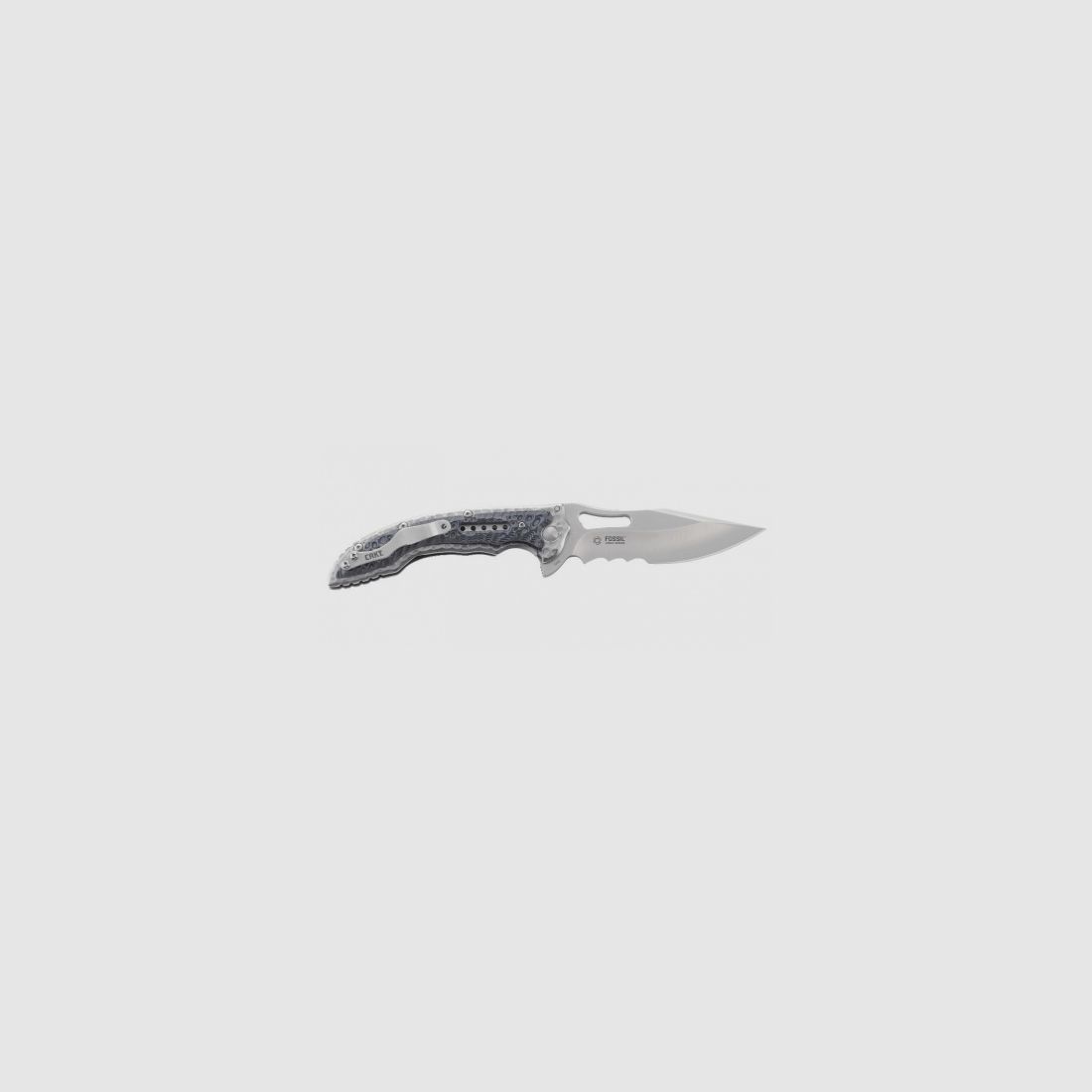 Knife CRKT Fossil Black Veff Serrations 5473, image 2 of 11