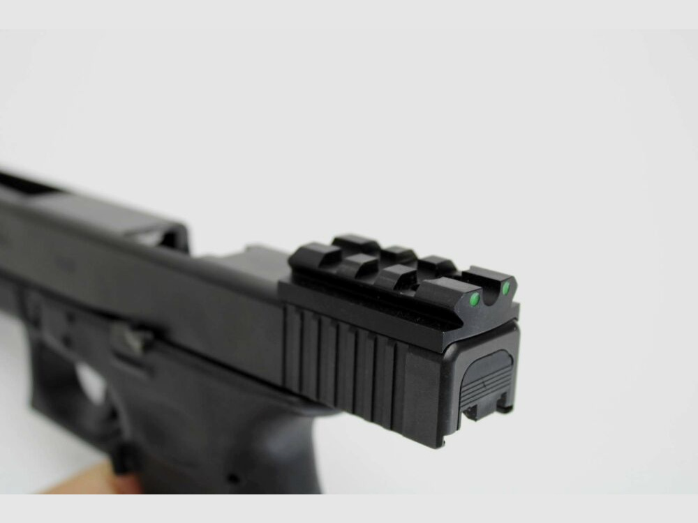 Pistole Glock 17L mit 7 Magazinen und Holster Timney Abzug 9mmLuger