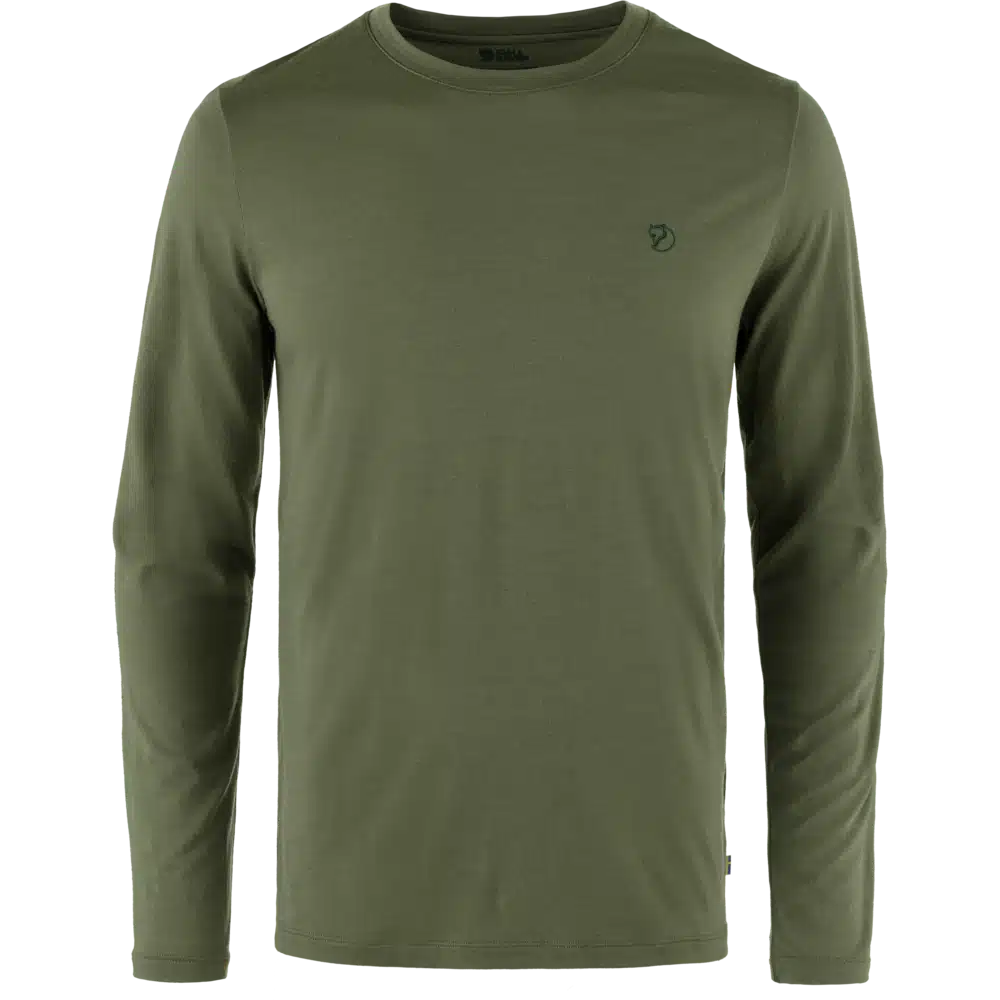 Fjällräven Abisko Wool LS M – Laurel Green
