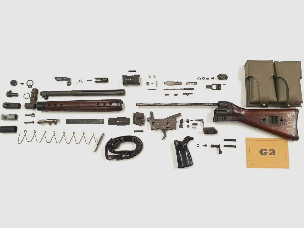 original Heckler & Koch Freier Teilesatz G3 NATO Heckler & Koch inkl. Holzschäftung