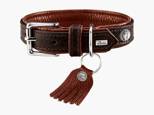 Hunter Halsband Cody aus Bisonleder