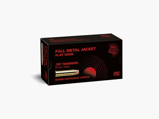 Geco FMJ Flat 158grs 50St .357Mag