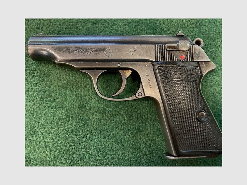 RARISSIMA WALTHER PP CONTRAT POLICE PERSANE, CAL.9 COURT, 1939, image 1 sur 8