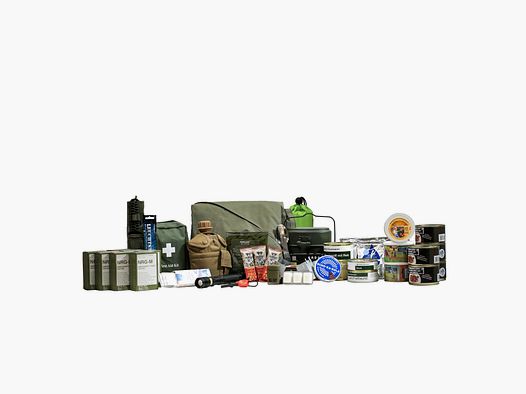 Inhalt Fluchtrucksack Medium - 7 Tage