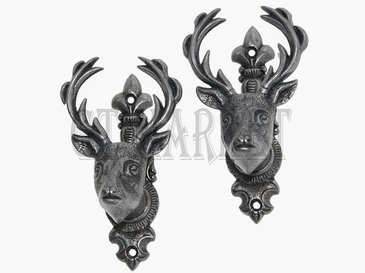 Wandhalter Set Hirsch für Schwert