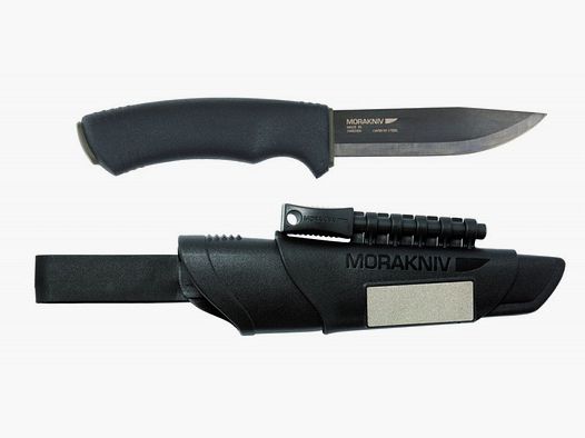 COLTELLO MORA BUSHCRAFT SURVIVAL NERO CARBONIO