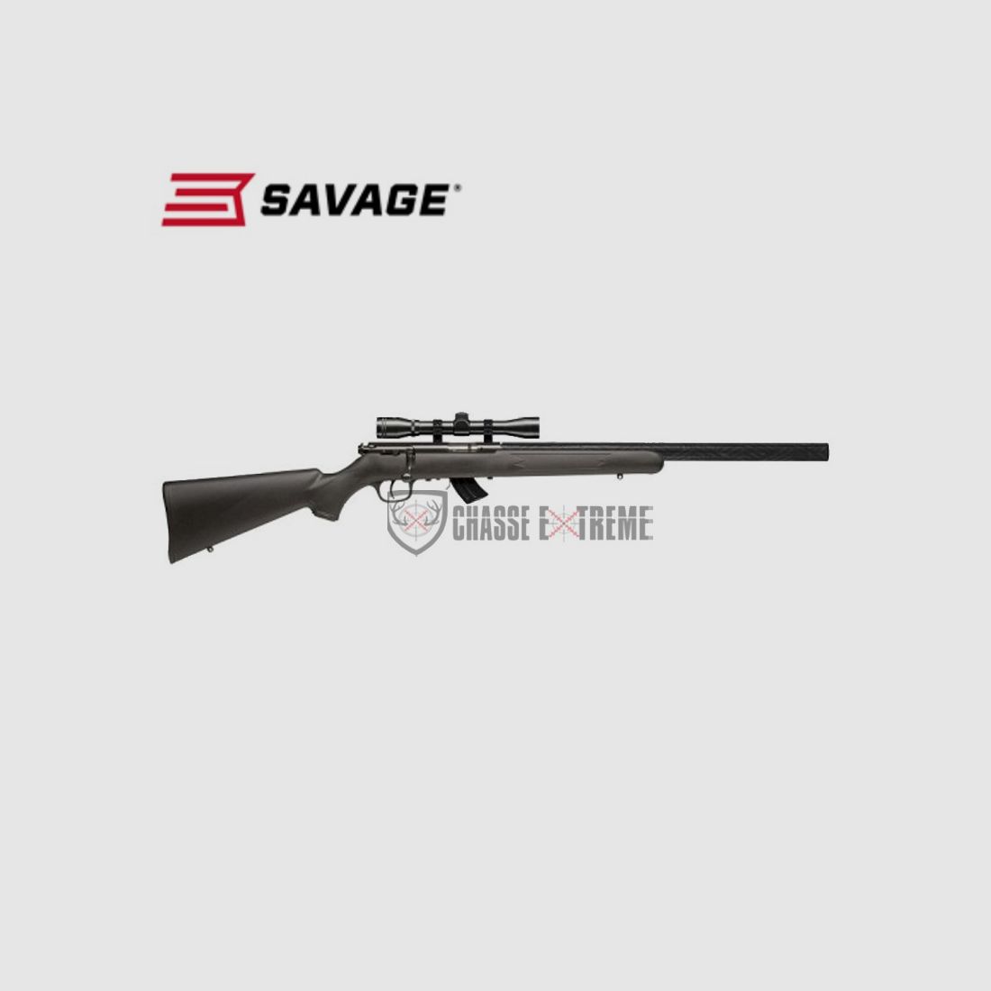 Pack Repetierbüchse SAVAGE STEVENS 300F Synthétique Custom Silence Kal. 22Lr, Bild 2 von 2