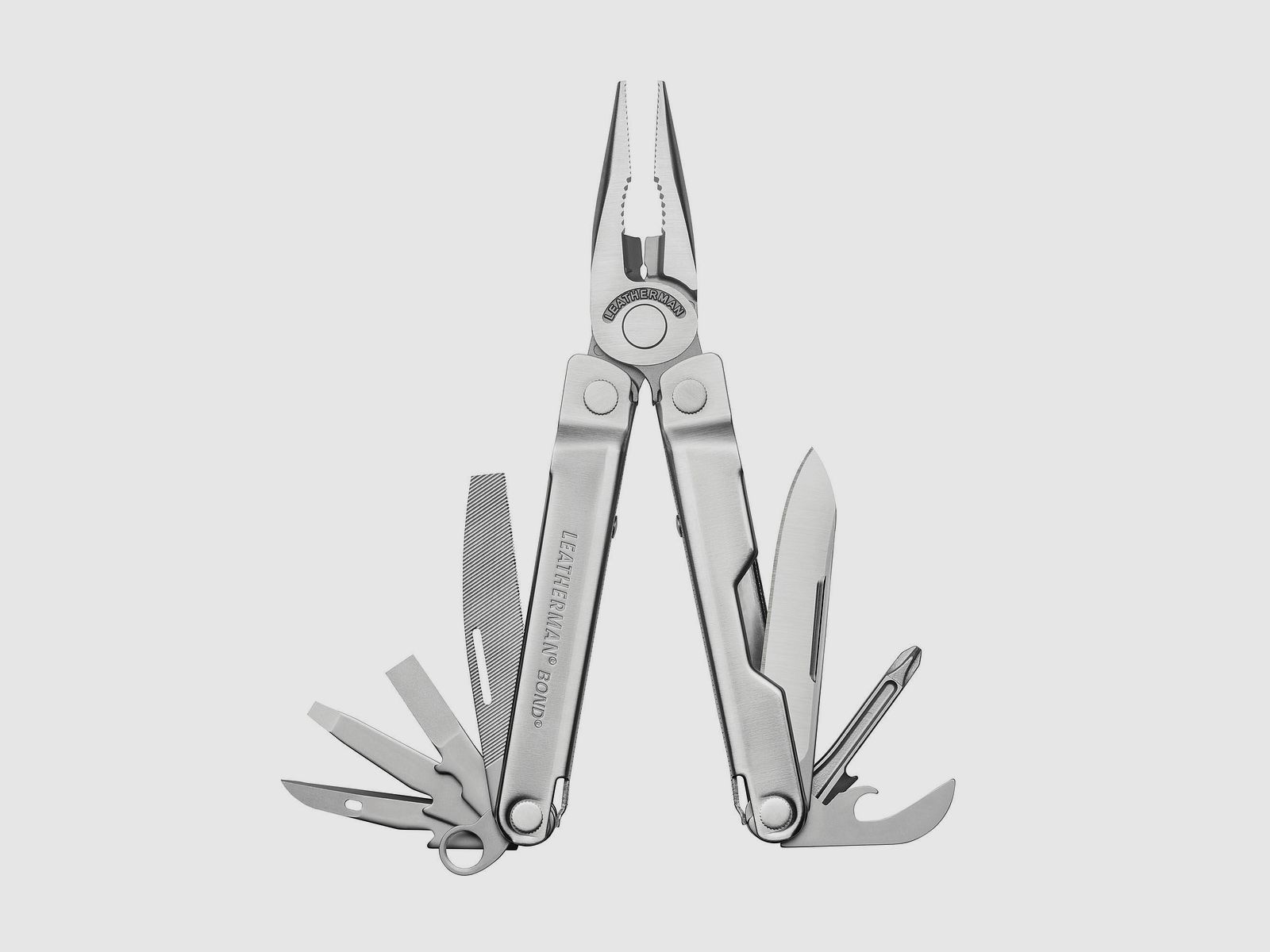Leatherman BOND Silver, Nylon Holster mit Tasche, M