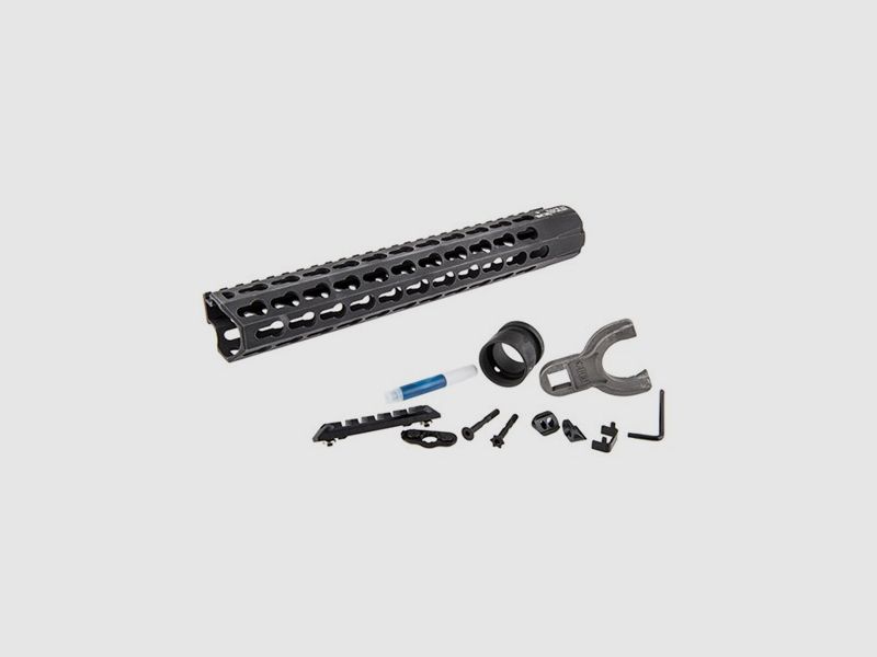 BRAVO COMPANY AR-15 BCMGUNFIGHTER™ FREE FLOAT HANDGUARDS BRAVO COMPANY KMR ALPHA KEYMOD HANDGUARD, 10.5″, BLACK, image 4 of 4