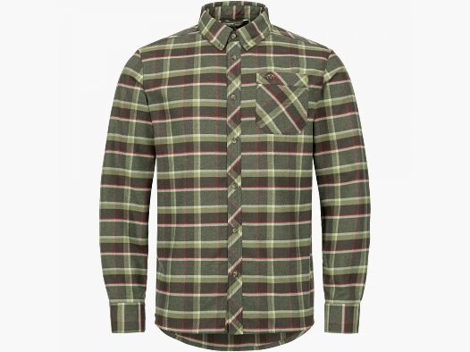 Blaser Charles - Hemd - Olive/Rot-Kariert
