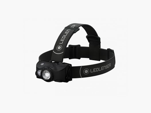 LEDLENSER MH8 STIRNLAMPE BLACK 600 LUMEN 200 METER