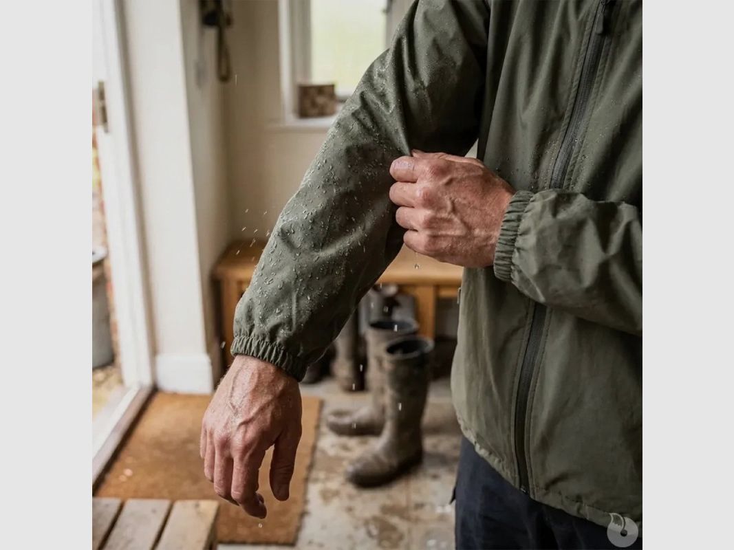 Lichtshell-Jacke khaki - leicht und wasserdicht, Bild 6 von 14