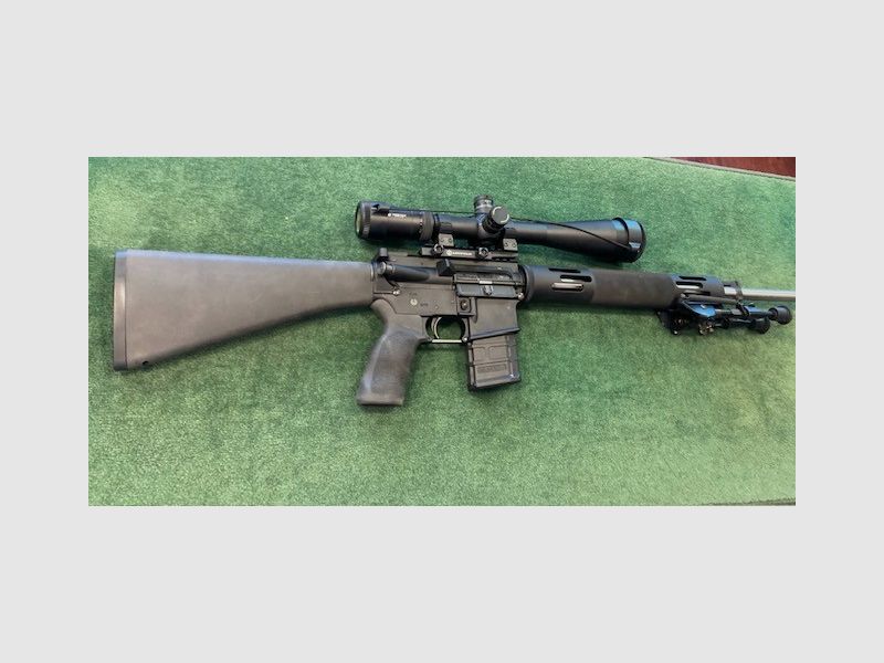 Splendido BUSHMASTER XM15-25 VARMINTER cal.223R, VORTEX VIPER 6-24X50 Kit und Leupold-Montagen, Zustand wie neu., Bild 2 von 2