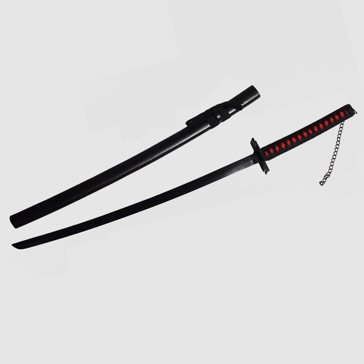 Ichigos Bankai Katana Cutting Moon als Dekoschwert mit stumpfer Klinge