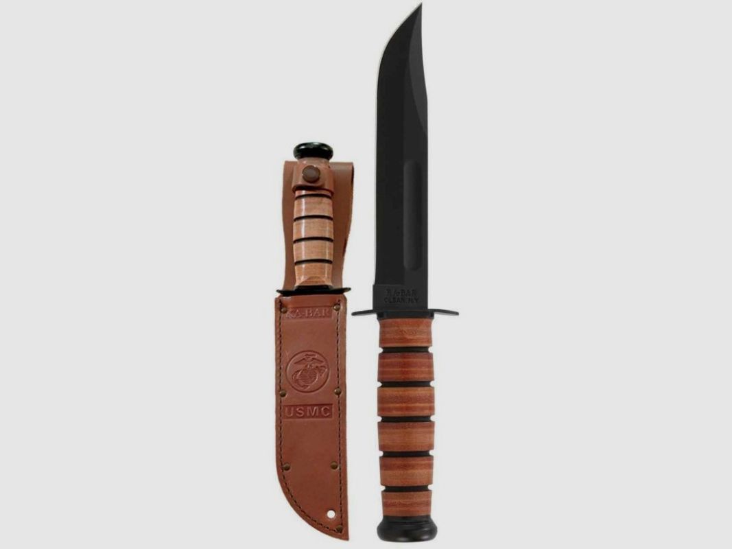 KA-BAR CUCHILLO USMC BROWN-STR, imagen 2 de 2