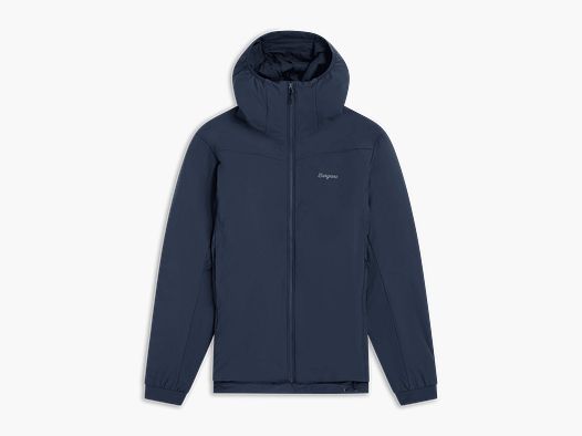 Bergans Holo Chaqueta Aislante con Capucha Hombre Azul Marino L