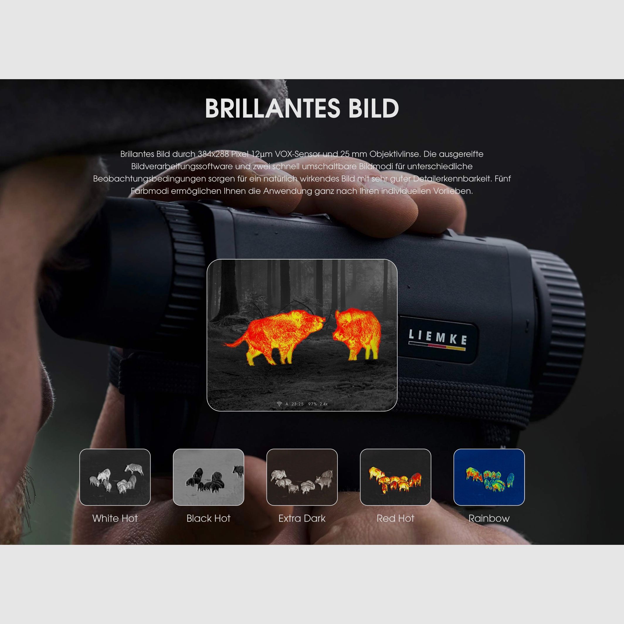 LIEMKE KEILER 25.1 Thermal imaging handheld device 12 μm 1,250 m