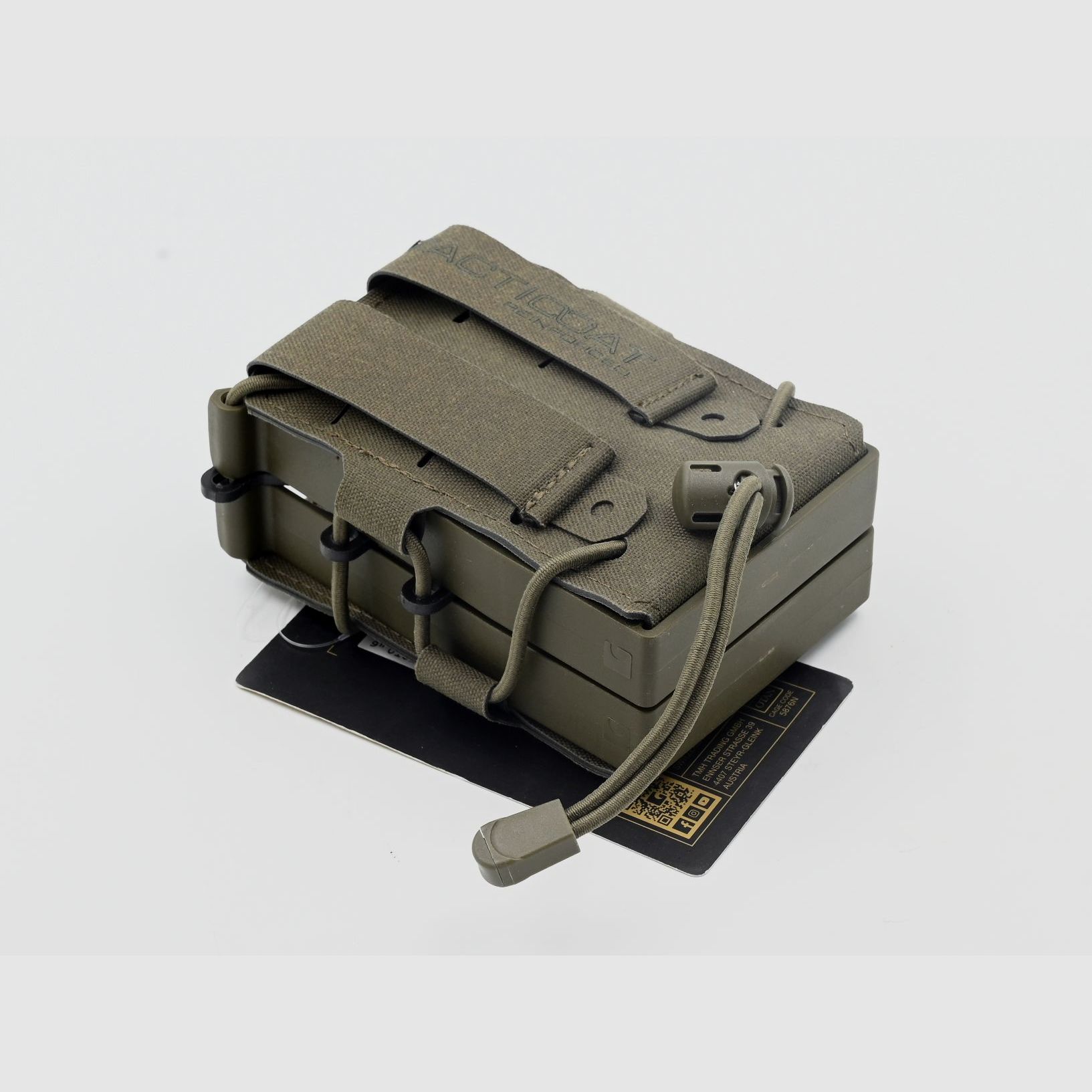 Magazintaschen Clawgear Double Speedpouch LC, RAL 7013, für AR15/AK Magazinen