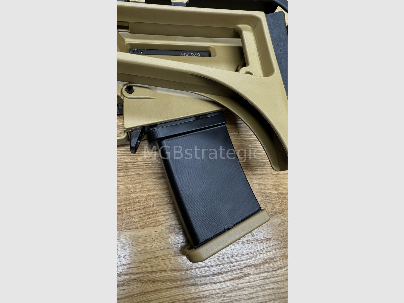 Heckler & Koch HK243 S SAR - Color sand - The civilian G36 sportily approved! Color sand / with original G36 carrying strap 3x and Picatinny rail, image 9 of 10