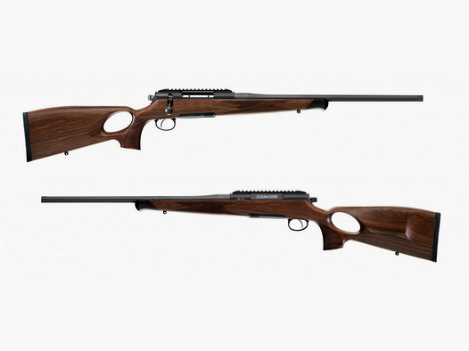 Rössler Signature Luxus cañón perforado, con Zeiss Conquest V4 3-12x56