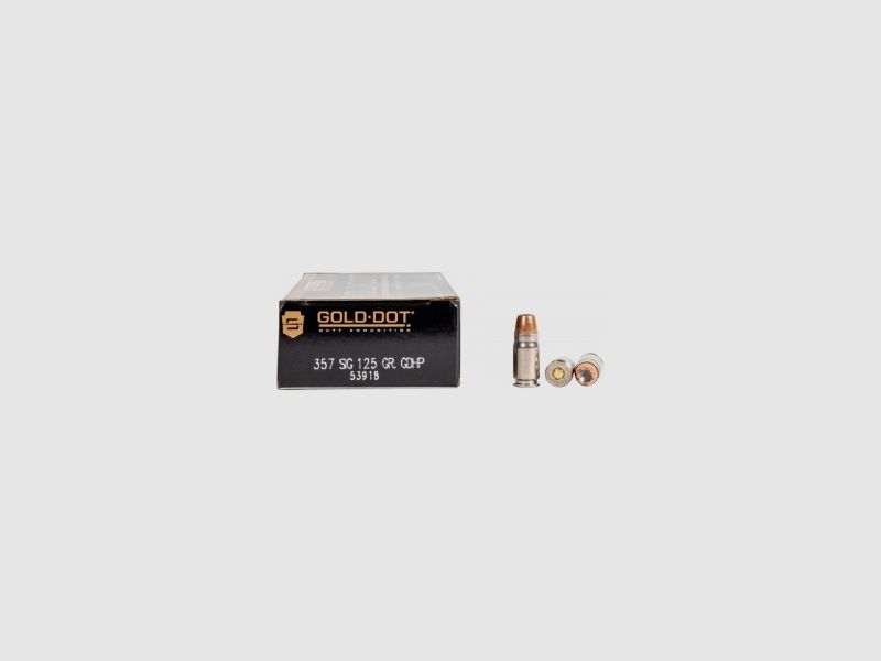 Speer Gold Dot .357 Sig 125GR GDHP 50 Patronen