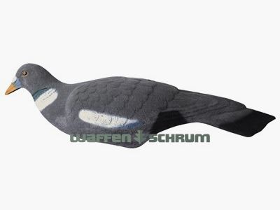 Half-shell lock dove flocked