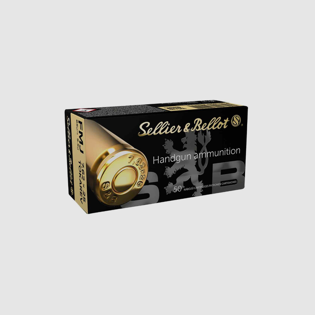 S&B 7,62 Tokarev Vollmantel 5,5g/85grs.