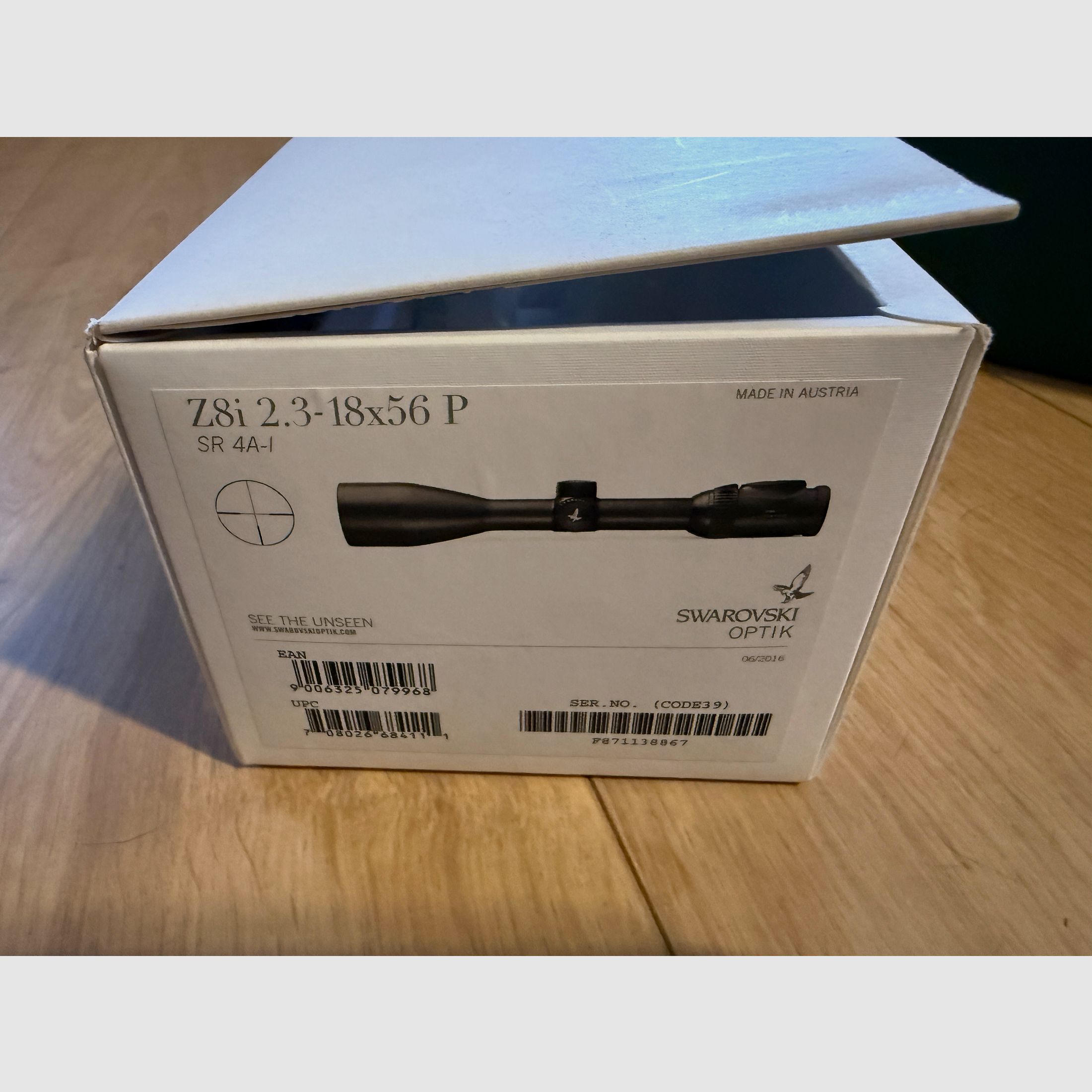 Swarovski Z8i 2.3-18x56 P SR illuminated reticle 4A-I rail Blaser Sauer saddle mount