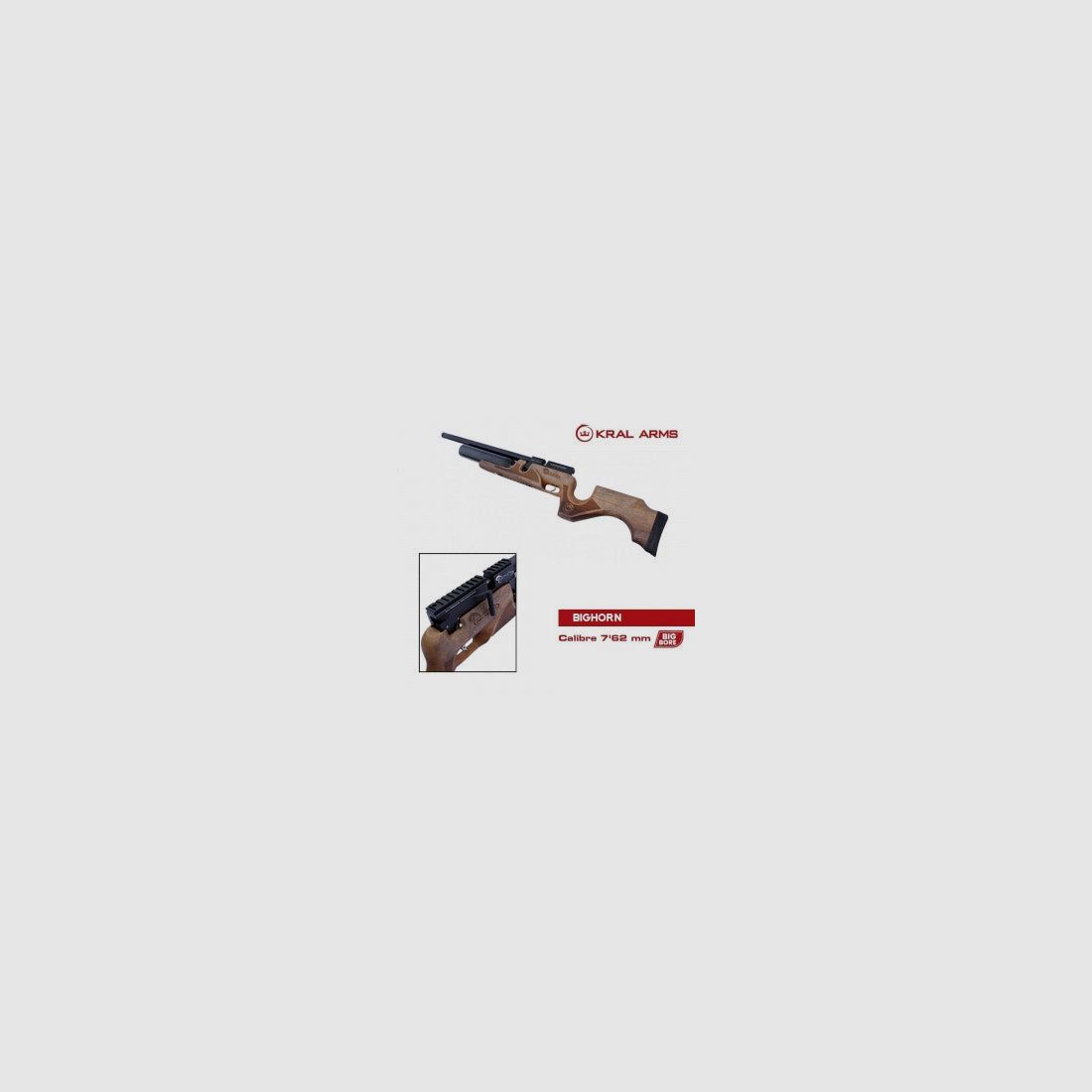 PCP-Gewehr KRAL Puncher Bighorn Kal. 7,62 mm – 24 Joule, Bild 2 von 3