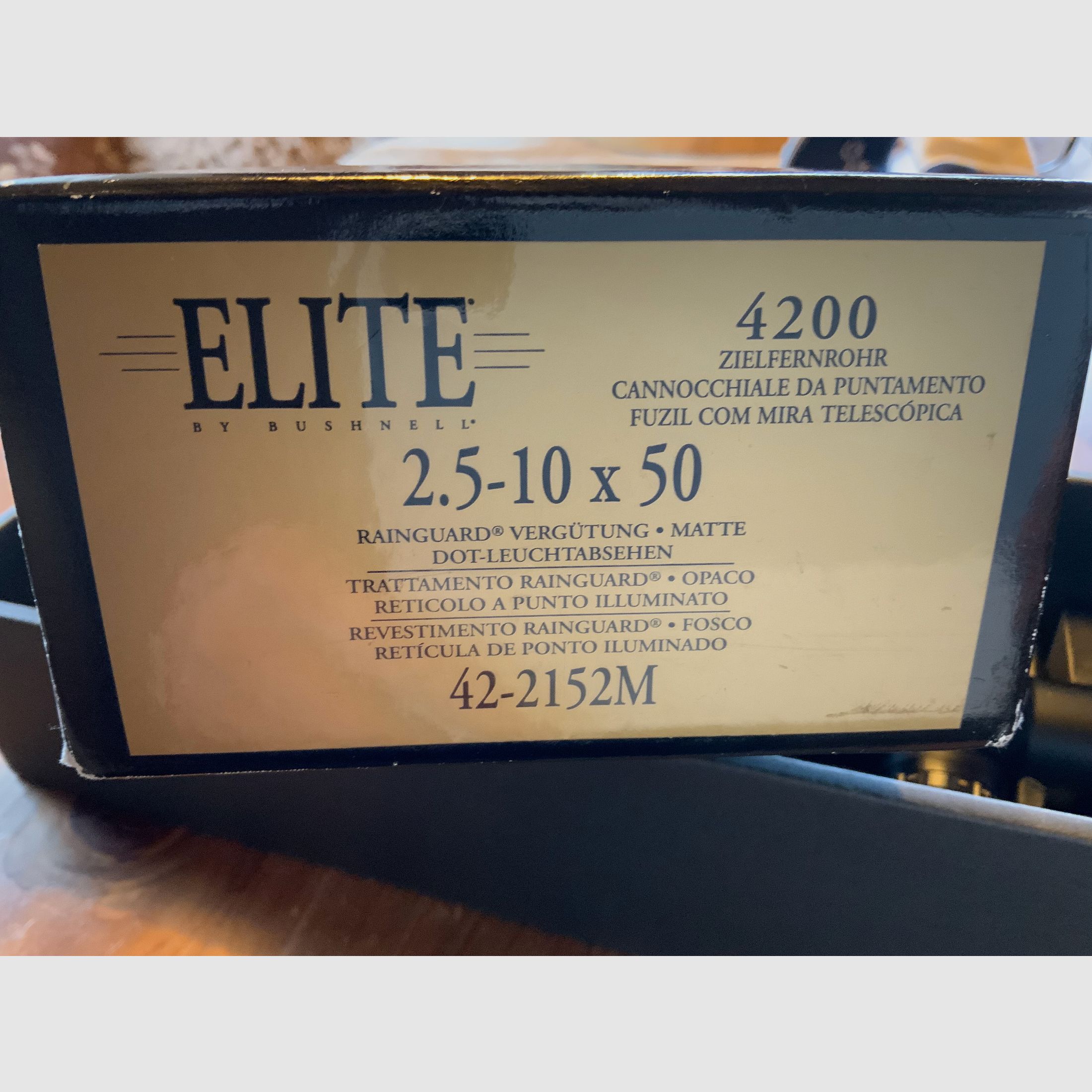 Celownik optyczny Bushnell Elite 4200  2.5-10x50  powłoka Rainguard